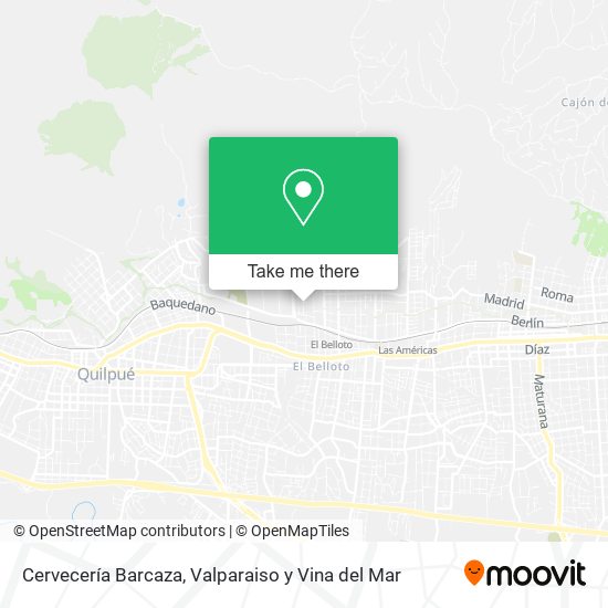 Cervecería Barcaza map