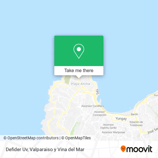 Mapa de Defider Uv
