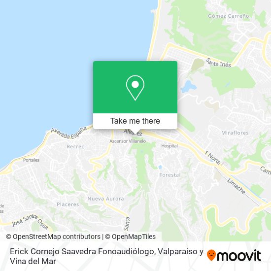 Erick Cornejo Saavedra Fonoaudiólogo map