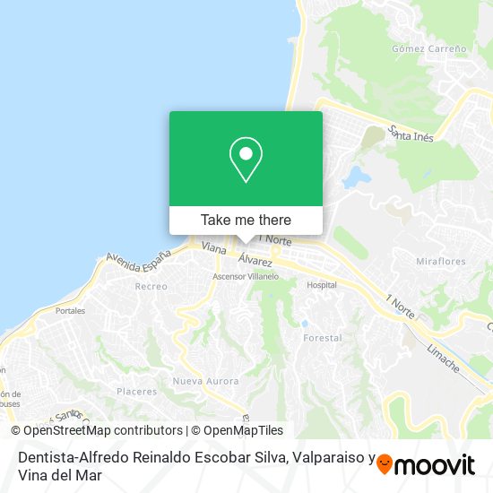 Mapa de Dentista-Alfredo Reinaldo Escobar Silva