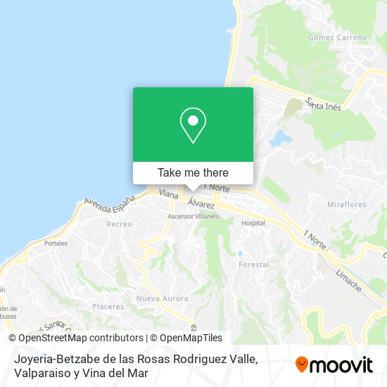 Mapa de Joyeria-Betzabe de las Rosas Rodriguez Valle