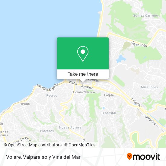 Mapa de Volare