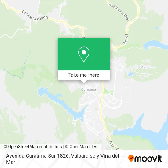 Mapa de Avenida Curauma Sur 1826