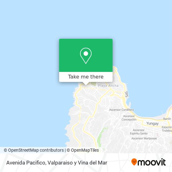 Mapa de Avenida Pacifico