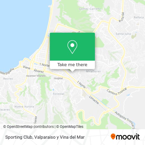Sporting Club map