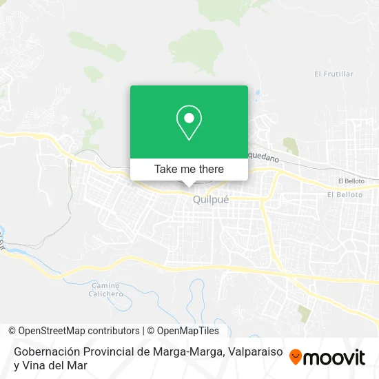 Gobernación Provincial de Marga-Marga map