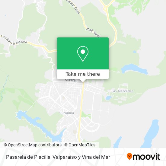 Pasarela de Placilla map