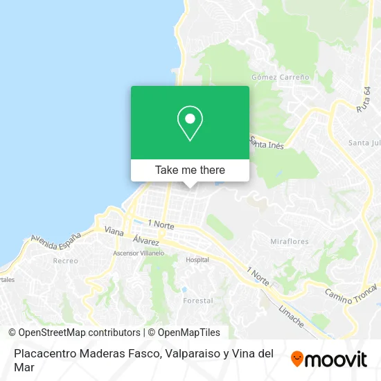 Placacentro Maderas Fasco map