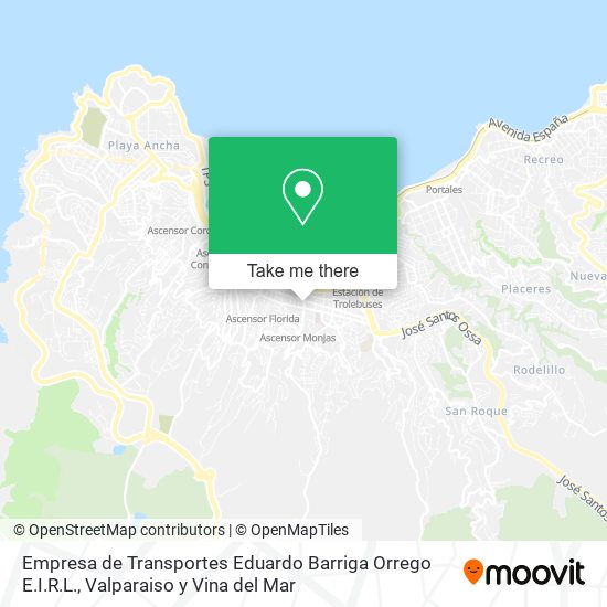 Empresa de Transportes Eduardo Barriga Orrego E.I.R.L. map