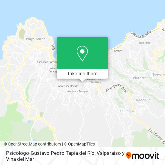 Psicologo-Gustavo Pedro Tapia del Río map