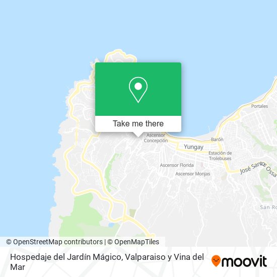 Mapa de Hospedaje del Jardín Mágico