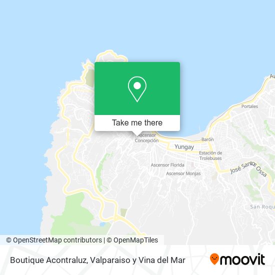 Mapa de Boutique Acontraluz