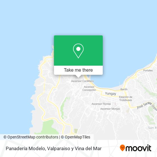 Panadería Modelo map