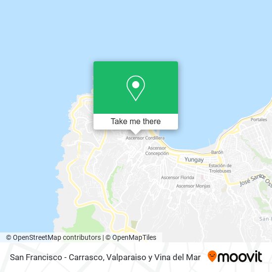 Mapa de San Francisco - Carrasco