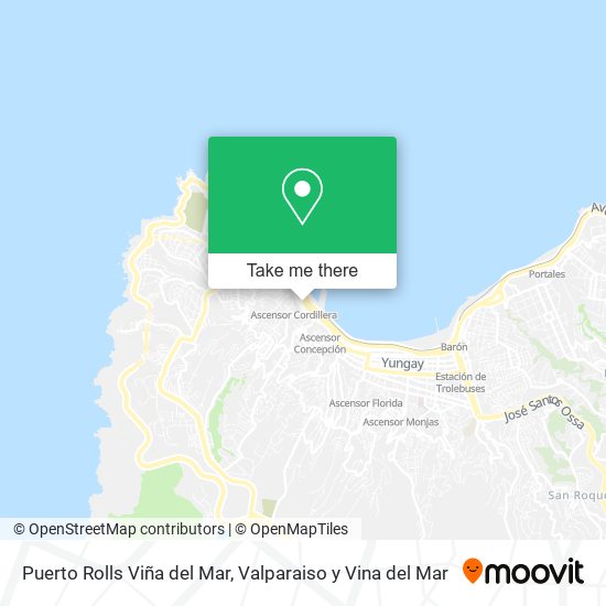 Puerto Rolls Viña del Mar map