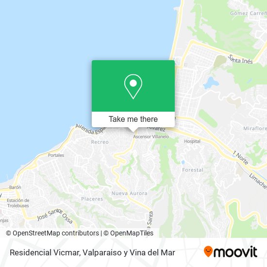 Residencial Vicmar map