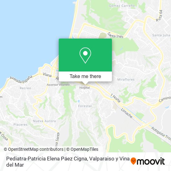 Mapa de Pediatra-Patricia Elena Páez Cigna