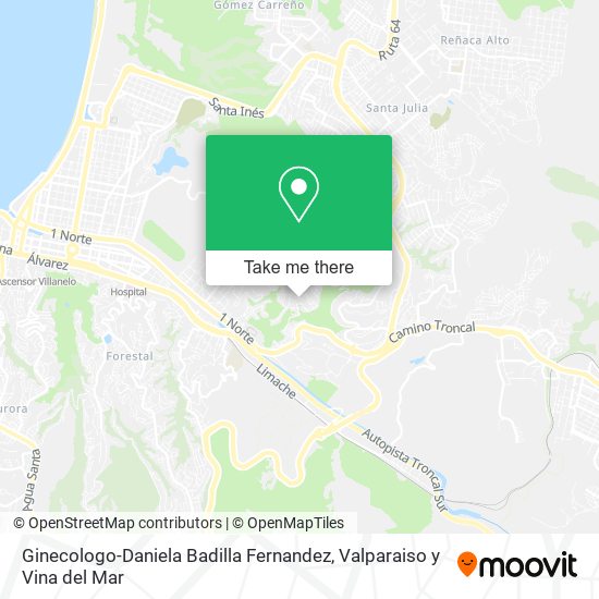 Ginecologo-Daniela Badilla Fernandez map