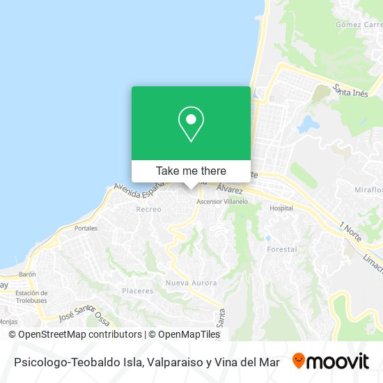 Psicologo-Teobaldo Isla map