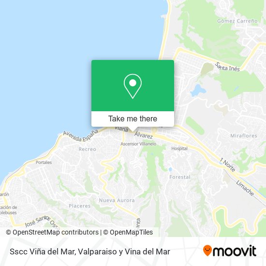 Sscc Viña del Mar map