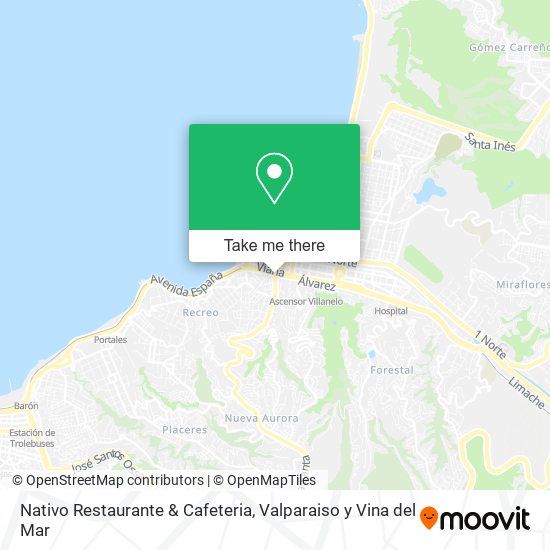 Mapa de Nativo Restaurante & Cafeteria