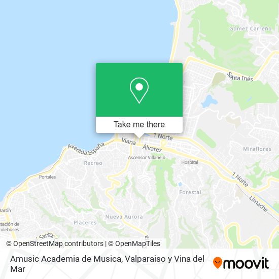 Amusic Academia de Musica map