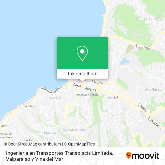 Ingenieria en Transportes Transpiscis Limitada map
