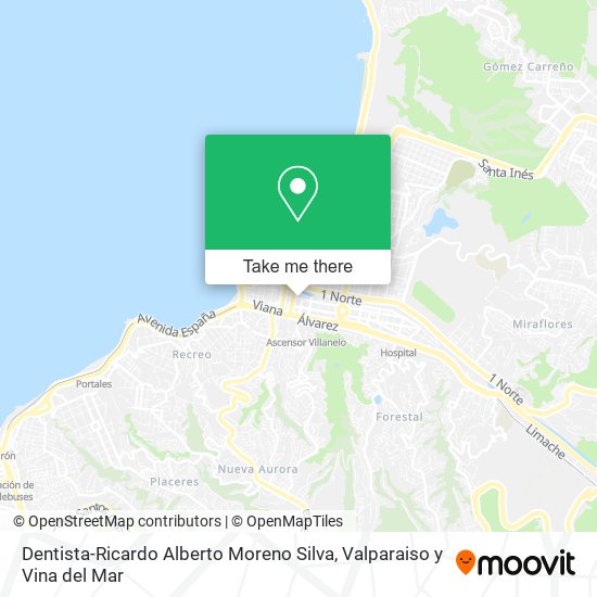 Dentista-Ricardo Alberto Moreno Silva map