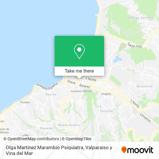 Olga Martínez Marambio Psiquiatra map