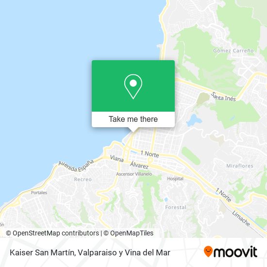 Kaiser San Martín map