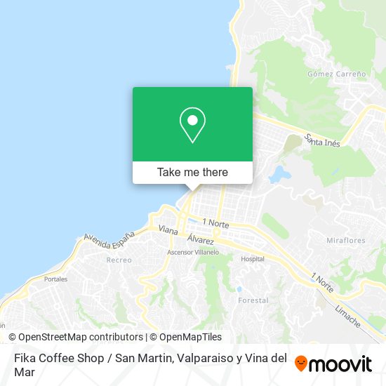 Mapa de Fika Coffee Shop / San Martin