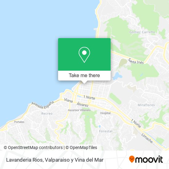 Mapa de Lavanderia Rios