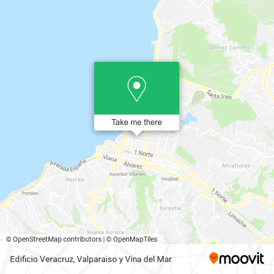 Edificio Veracruz map
