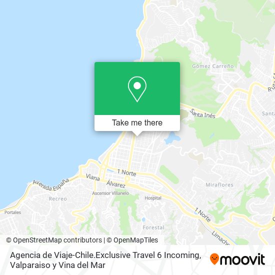 Agencia de Viaje-Chile.Exclusive Travel 6 Incoming map