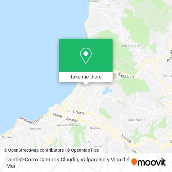 Dentist-Corro Campos Claudia map