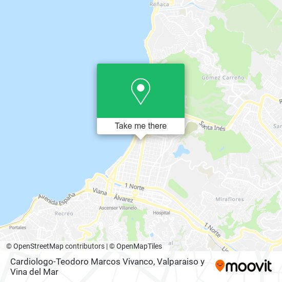 Cardiologo-Teodoro Marcos Vivanco map
