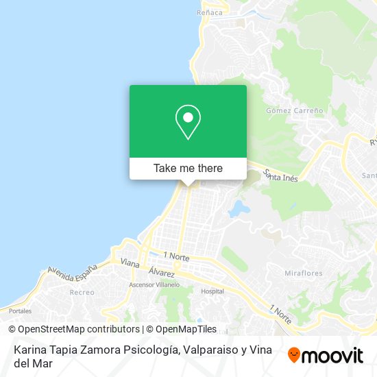 Mapa de Karina Tapia Zamora Psicología