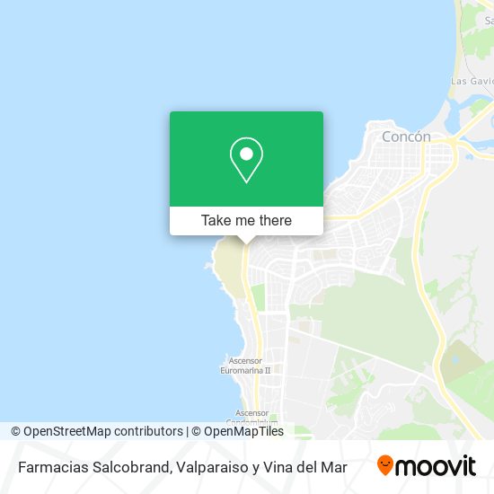 Farmacias Salcobrand map