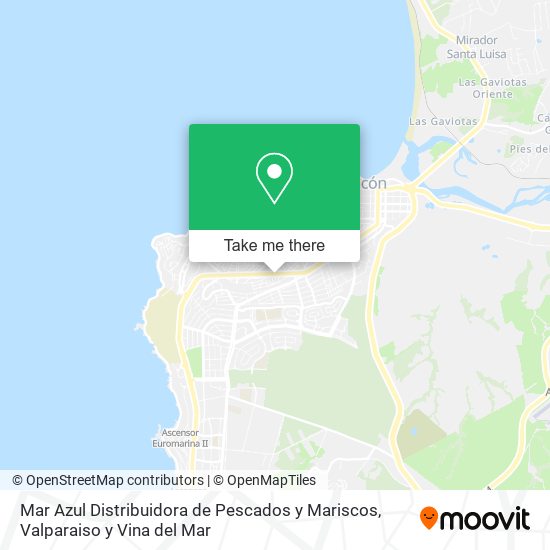 Mar Azul Distribuidora de Pescados y Mariscos map