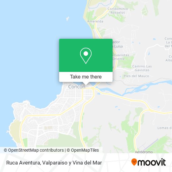 Ruca Aventura map