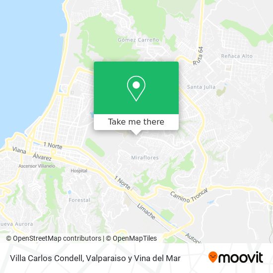 Villa Carlos Condell map