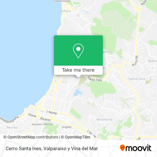 Cerro Santa Ines map