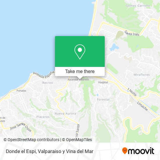 Mapa de Donde el Espi