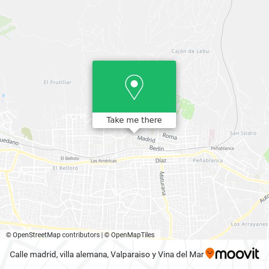 Mapa de Calle madrid, villa alemana