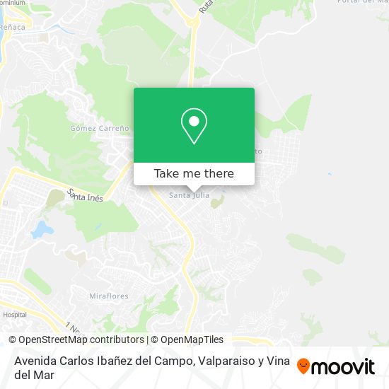 Avenida Carlos Ibañez del Campo map