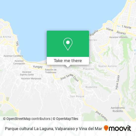 Parque cultural La Laguna map