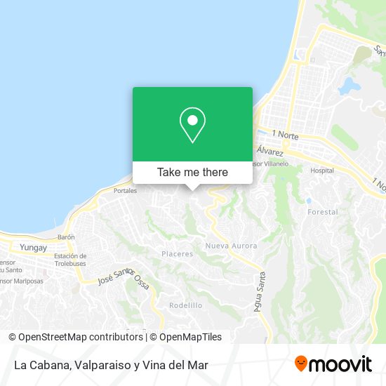 La Cabana map