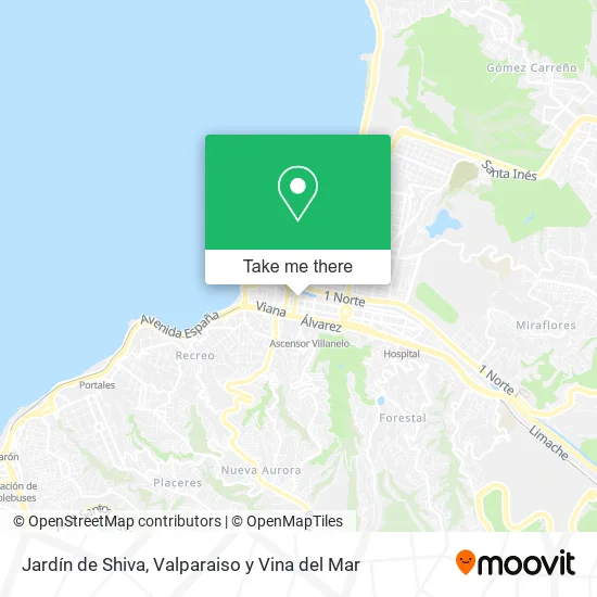 Mapa de Jardín de Shiva
