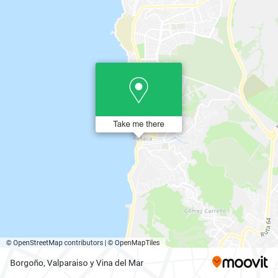 Borgoño map