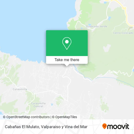 Mapa de Cabañas El Mulato